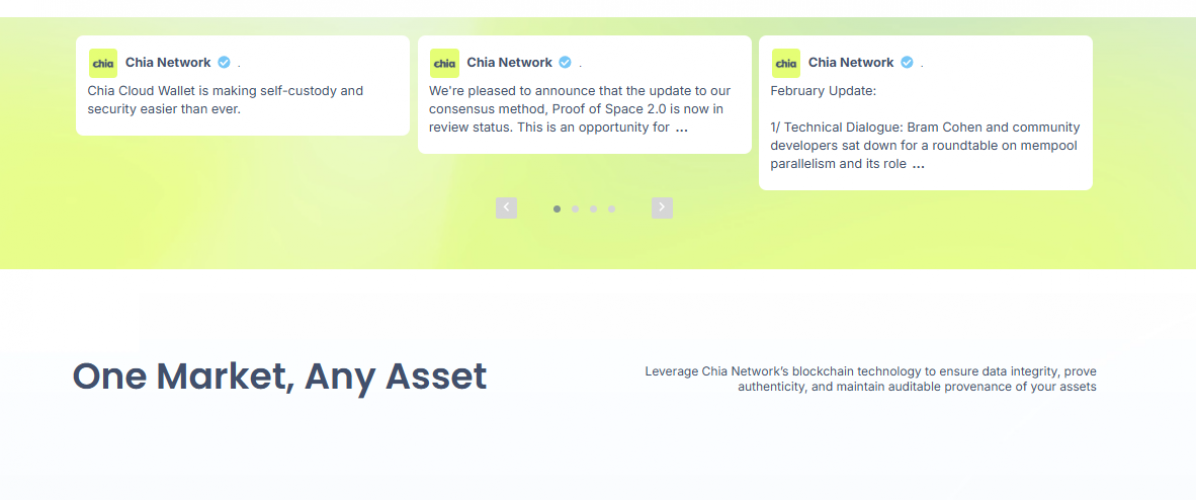 Chia Network – 24/7 Global Markets Built on 3rd Gen Blockchain Technology screenshot 2