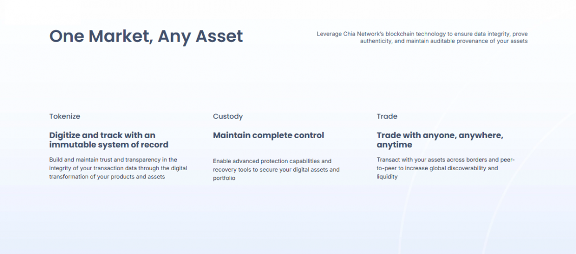 Chia Network – 24/7 Global Markets Built on 3rd Gen Blockchain Technology screenshot 1