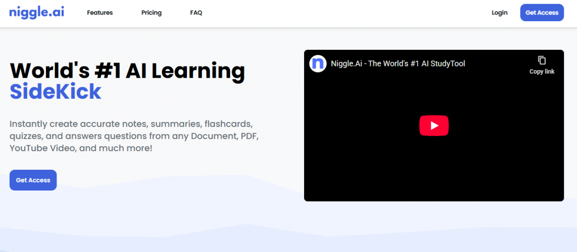 NiggleAI – World's #1 AI Learning SideKick screenshot 1