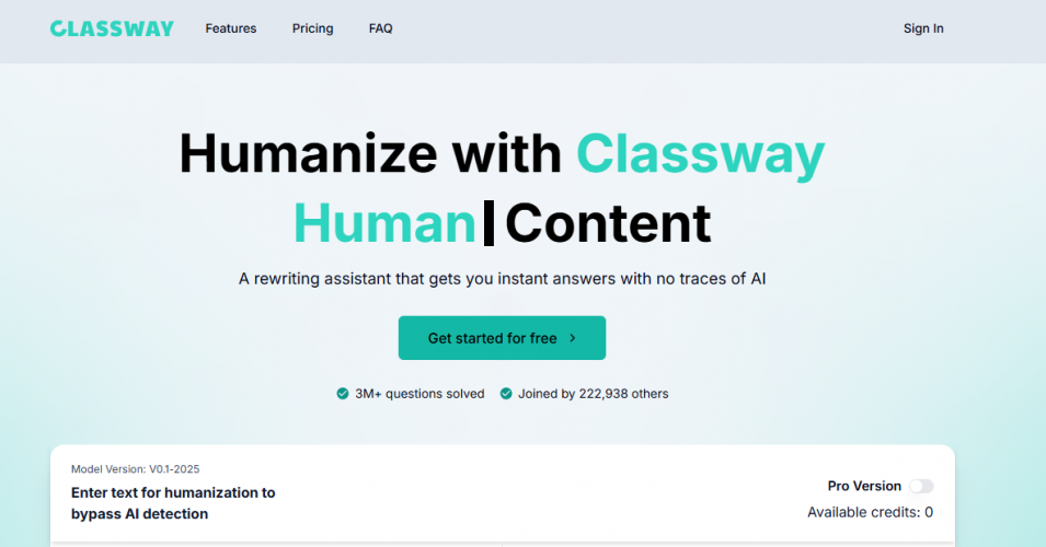 Classway – AI-Powered Assignment Assistant & Content Humanizer screenshot 5