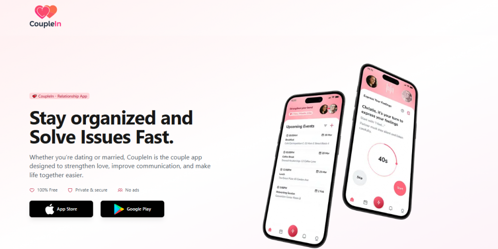 CoupleIn – Relationship & Couples Companion App screenshot 3