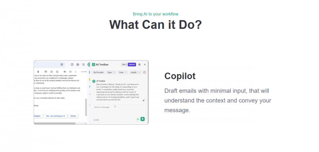 AI Toolbar – Free Virtual Assistant Chrome Extension screenshot 4