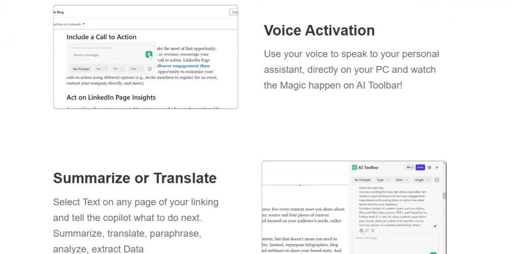 AI Toolbar – Free Virtual Assistant Chrome Extension screenshot 1