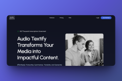 Audio Textify – AI-Powered Media Transcription & Content Generation Tool
