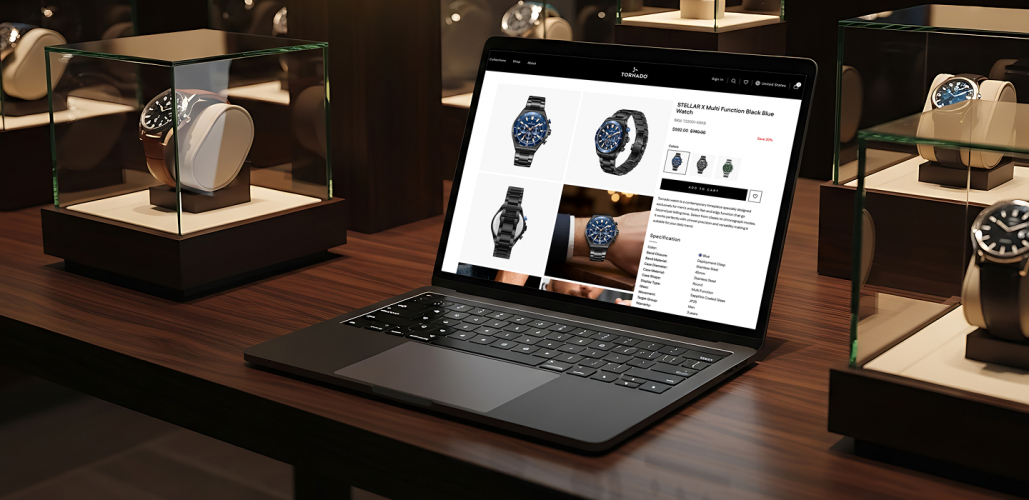  A Modern E-Commerce Platform for Premium Watch Shopping screenshot 1
