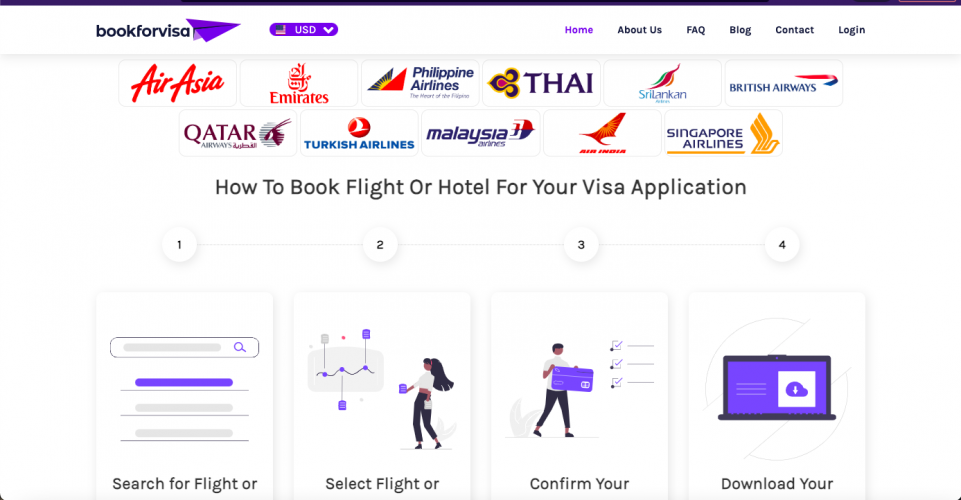 Bookforvisa screenshot 3