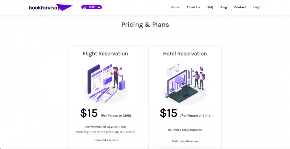 Bookforvisa screenshot 4