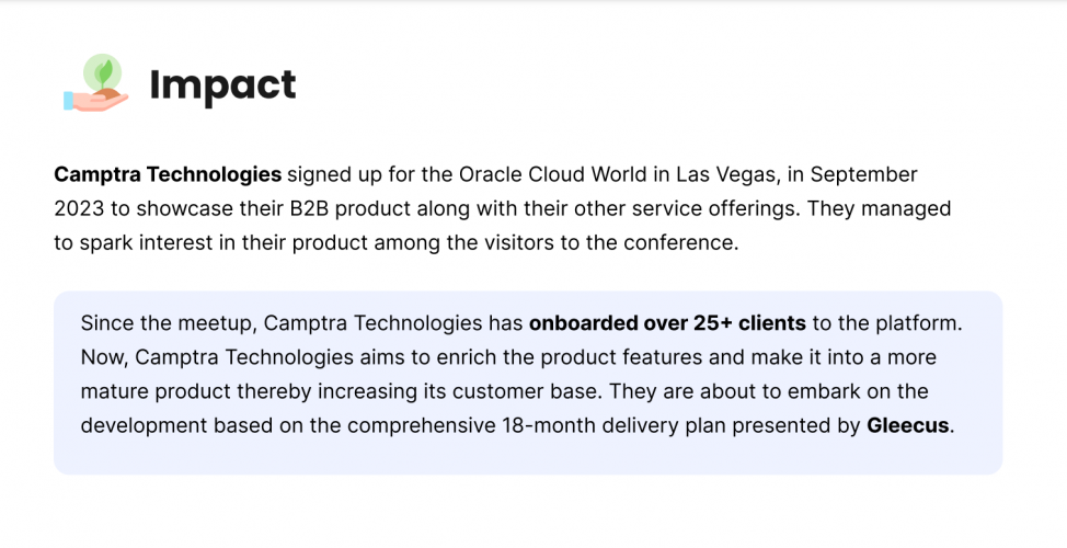 Camptra Technologies LLC screenshot 2