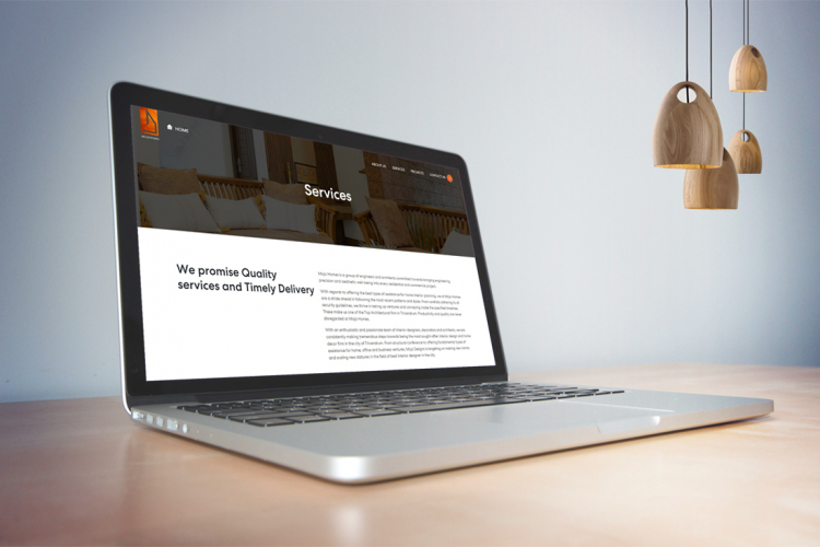 Website - Interior Design Company screenshot 1