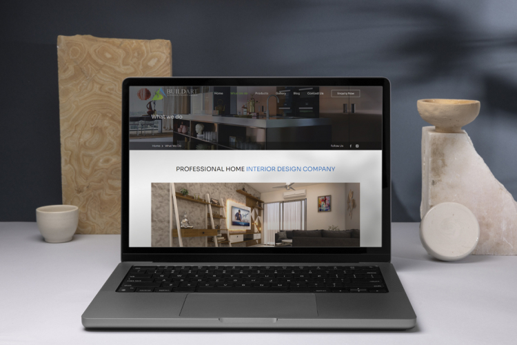 Buildart Interiors ( Wordpress Website) screenshot 3