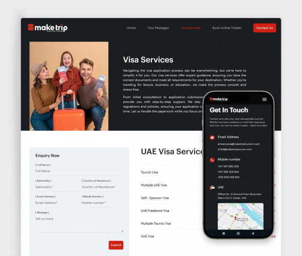  Travel & Tourism WordPress Website screenshot 1