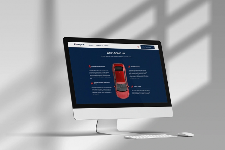 Fix My Car ( Car Service Company Websit) screenshot 1
