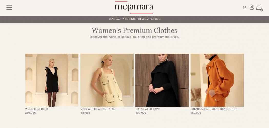 Moja Mara – E-commerce Website screenshot 1