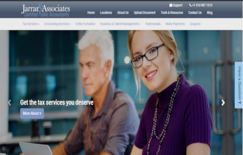 Local Search Engine Marketing of Jarrar CPA screenshot 1