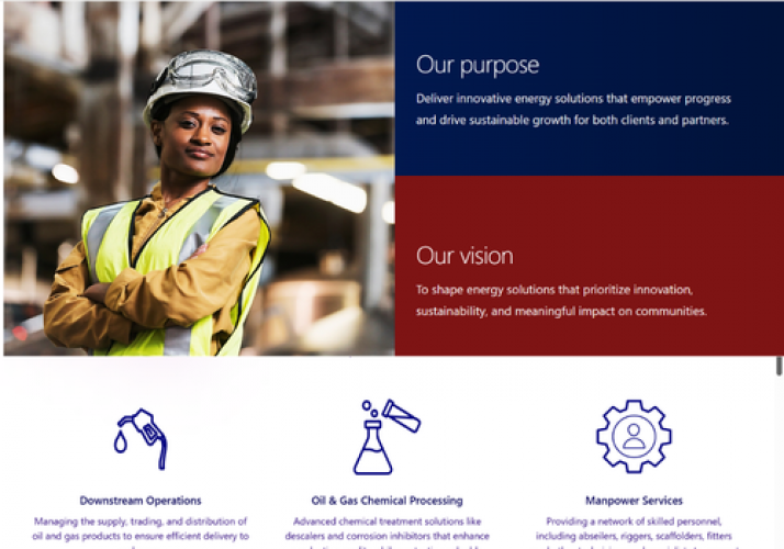 Digital Platform for Oil & Gas Solutions Provider screenshot 3