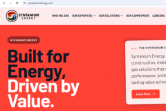 Corporate Website for Oil & Gas Engineering Firm