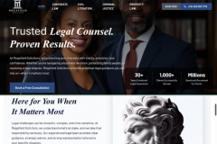 Professional Website for Full-Service Law Firm