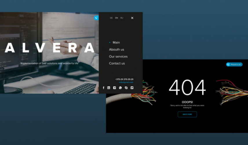 Alvera Solutions — Website Development screenshot 1