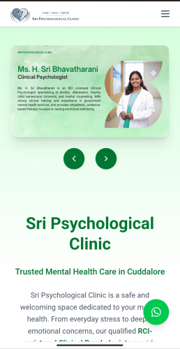 Sri Psychological Clinic screenshot 1