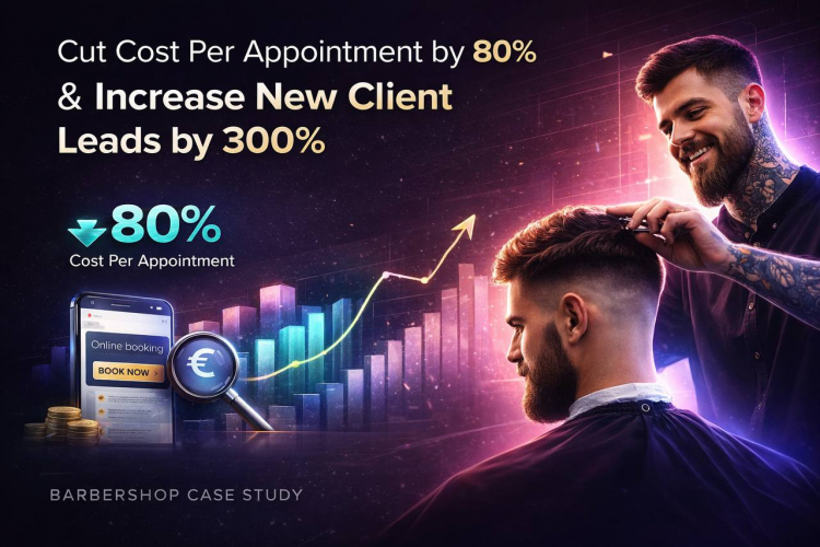 How We Helped a European Barbershop Network Cut Cost per Appointment by 80% and Increase New Client Leads by 300% screenshot 1