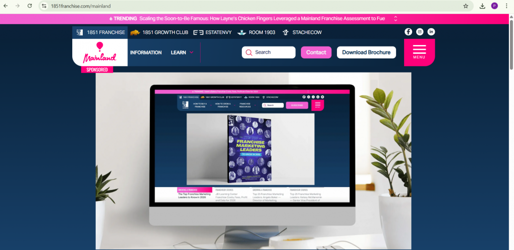 1851 Franchise Platform Transformation screenshot 1