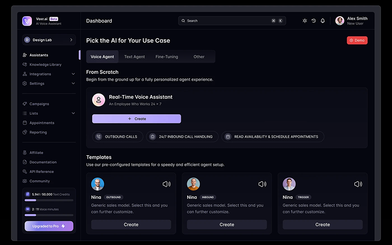 Voxr AI: AI Agent for Outbound Calling screenshot 1