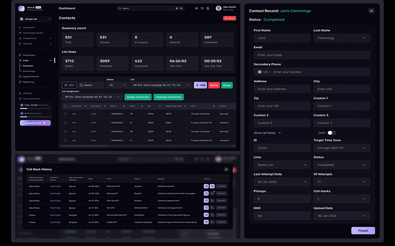 Voxr AI: AI Agent for Outbound Calling screenshot 2
