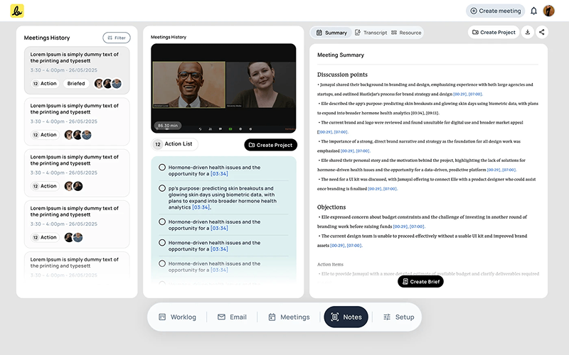 Saybriefly: AI Platform for Meeting Intelligence & Task Management screenshot 2