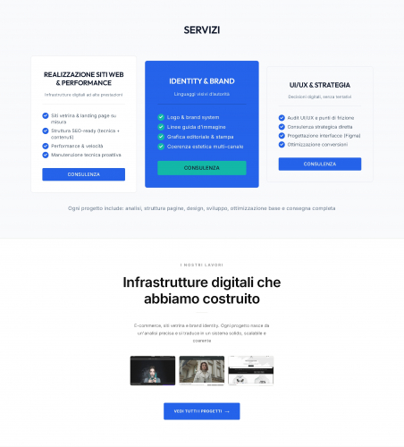 Sabriel Agency - Sito Web screenshot 1