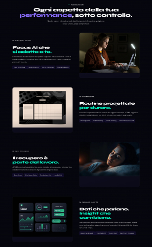 AETHER - Landing Page App AI screenshot 2