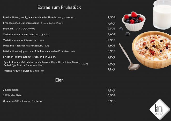 Farry Coffee Grill Bar - Sito Web & Menu Digitale screenshot 4
