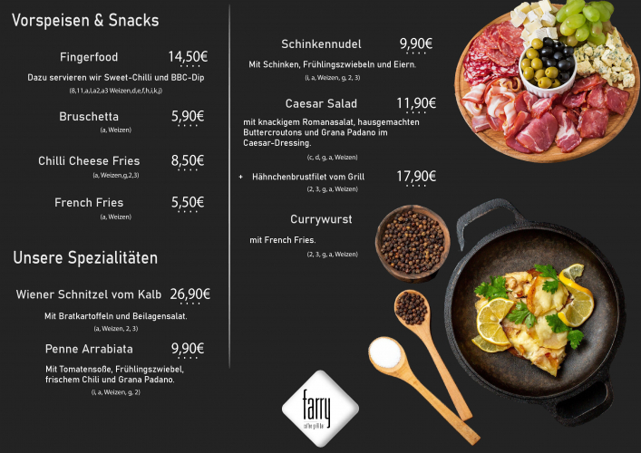 Farry Coffee Grill Bar - Sito Web & Menu Digitale screenshot 3