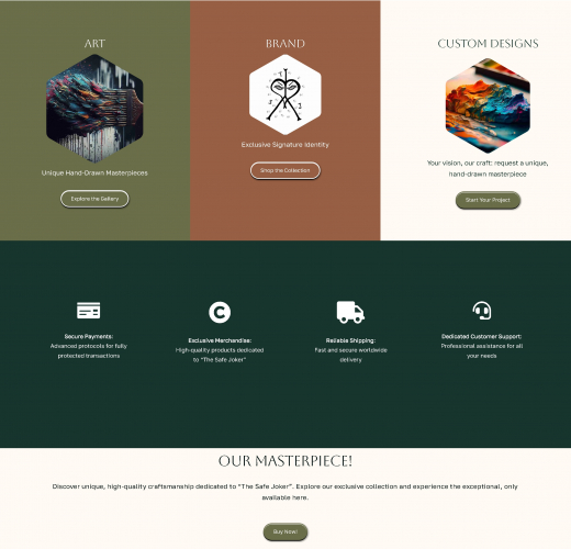 The Safe Joker - E-Commerce Arte e Merchandising screenshot 2