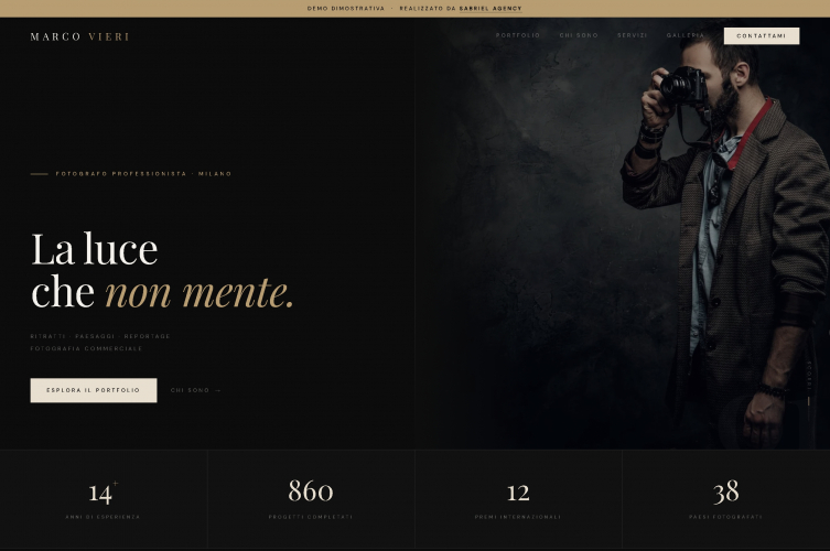 Marco Vieri - Portfolio Fotografo Professionista screenshot 4