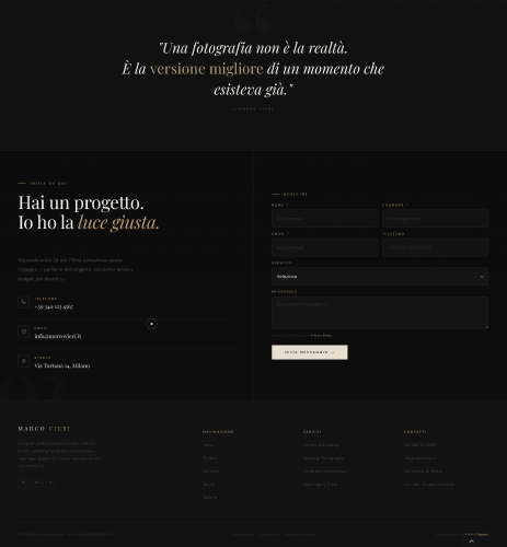 Marco Vieri - Portfolio Fotografo Professionista screenshot 1