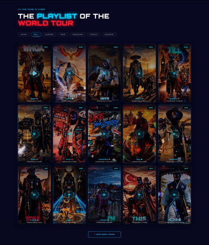 TheSafeJoker – Sito Web World Tour Peace & Love screenshot 4