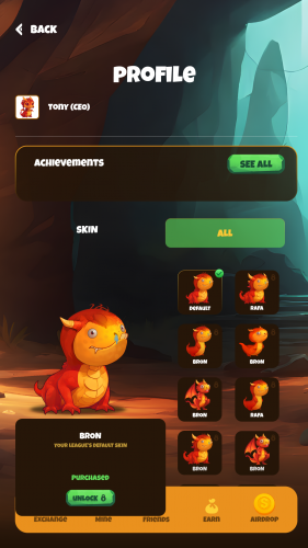 Bored Dragon – Tap-to-Earn Idle Game (2D Mobile) screenshot 1