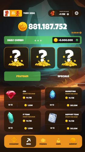 Bored Dragon – Tap-to-Earn Idle Game (2D Mobile) screenshot 4