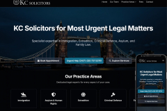 KC Solicitor - Law Firm Website