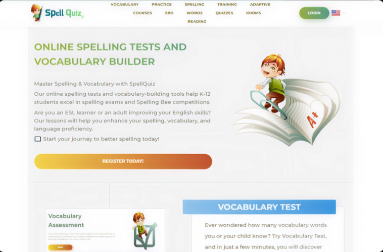 Transforming Language Learning: Spellquiz Vocabulary Builder App screenshot 1