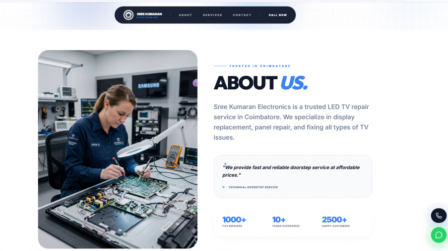 web design screenshot 2