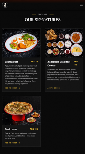 JPizza House – Authentic Italian Pizzeria Website with Online Ordering, Reservations & WhatsApp Integration screenshot 5