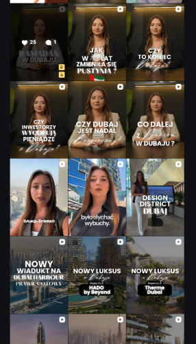 Martyna Real Estate Dubai – Social Media Management & Reels Production for Luxury Property Agent screenshot 3
