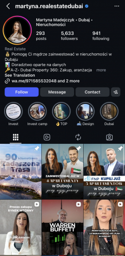 Martyna Real Estate Dubai – Social Media Management & Reels Production for Luxury Property Agent screenshot 4