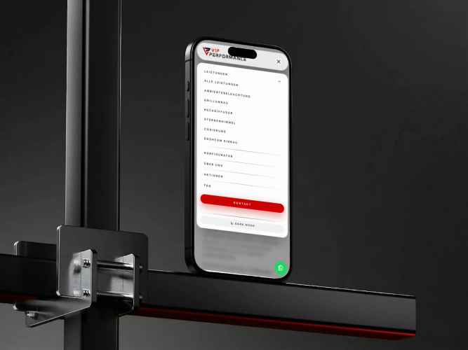 Vip Performance Website Redesign screenshot 4