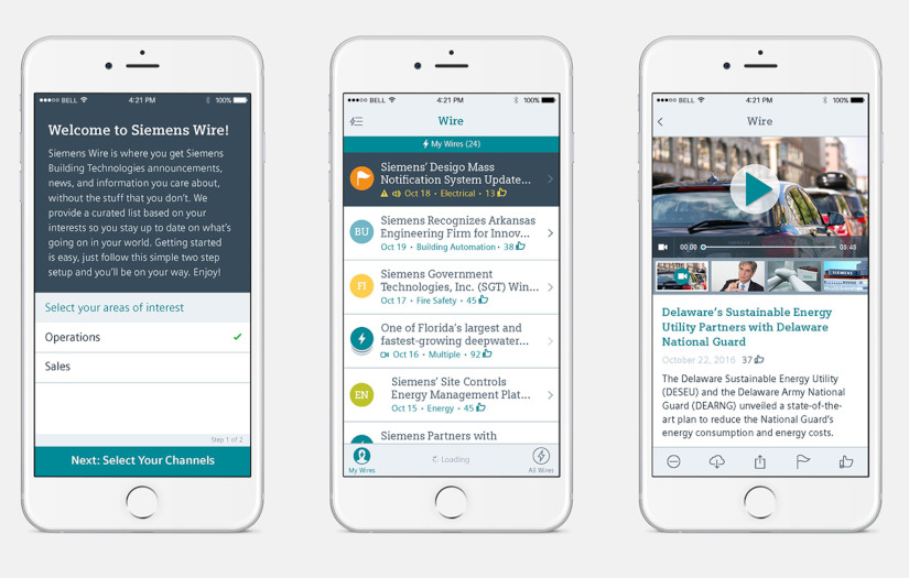Siemens Building Technologies and SPR Build Mobile Apps to Improve Efficiency in the Field screenshot 1