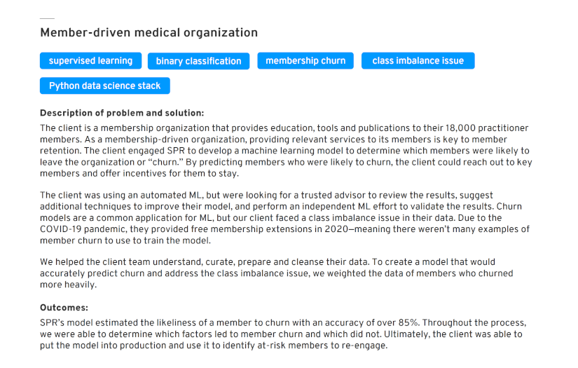 Membership Org Predicts Churn with ML Model to Retain Community screenshot 1