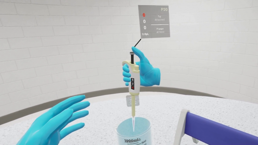 PipetteSim™ | VR Micropipette Training screenshot 3