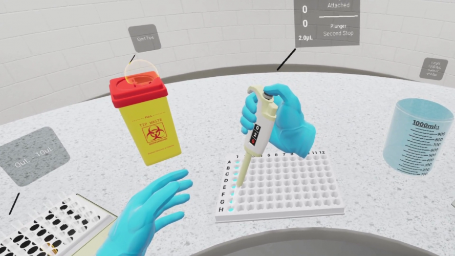 PipetteSim™ | VR Micropipette Training screenshot 2