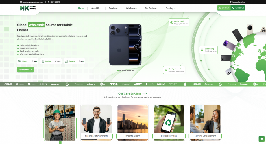 Hong Kong Wholesalers B2B Platform screenshot 1